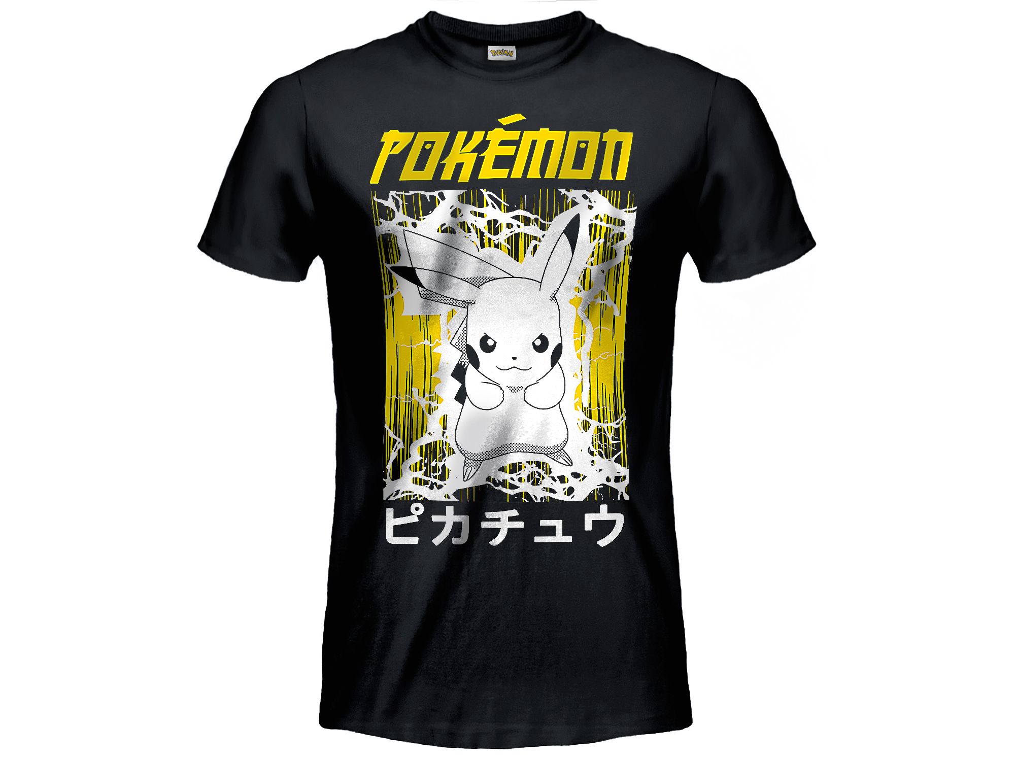 T-Shirt Pokemon - Pikachu nera 12/13 GED