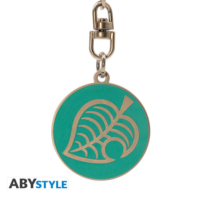ABYSTYLE ANIMAL CROSSING - Portachiavi: "Leaf Logo Abystyle