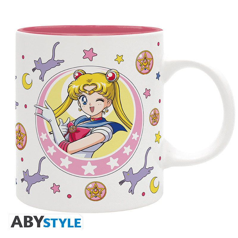 ABYSTYLE SAILOR MOON - Tazza 320 ml: "Sailor Moon & Luna Abystyle