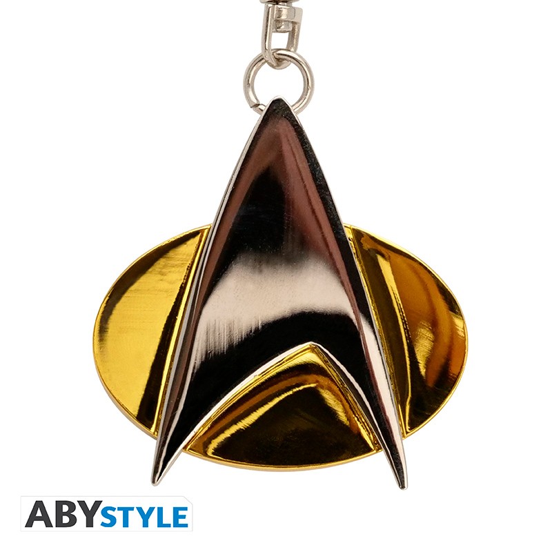 ABYSTYLE STAR TREK - Portachiavi 3D: "Communicator Badge Abystyle