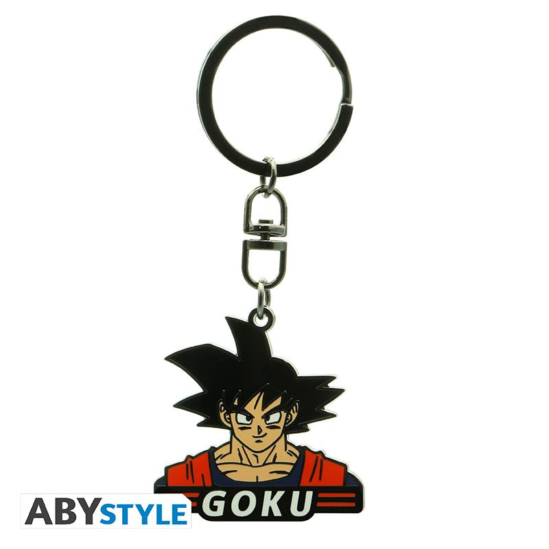 ABYSTYLE DRAGON BALL - Portachiavi in metallo: "Goku Abystyle