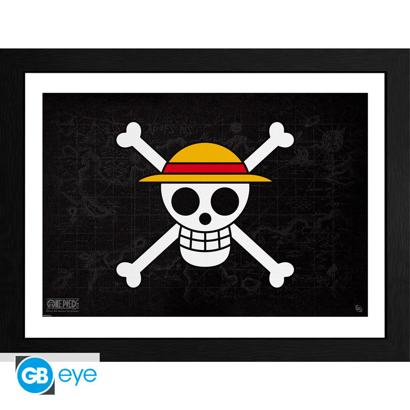 ABYSTYLE ONE PIECE - Poster incorniciato: "Skull" (30x40) Abystyle