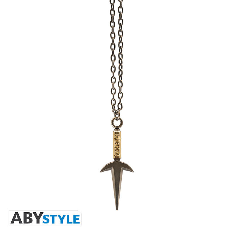 ABYSTYLE NARUTO SHIPPUDEN - Collana con pendente 3D: "Minato's Kunai Abystyle