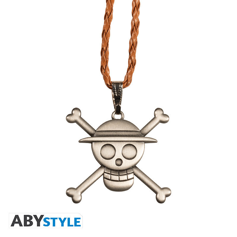 ABYSTYLE ONE PIECE - Collana con pendente 3D: "Skull - Disponibile in 2/3 giorni lavorativi Abystyle