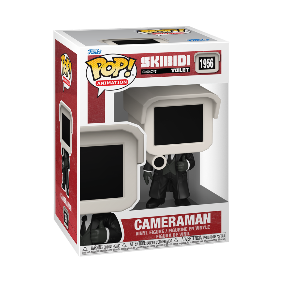 FUNKO POP Vinyl: Skibidi Toilet- Cameraman 9 cm - Disponibile in 2/3 giorni lavorativi Funko