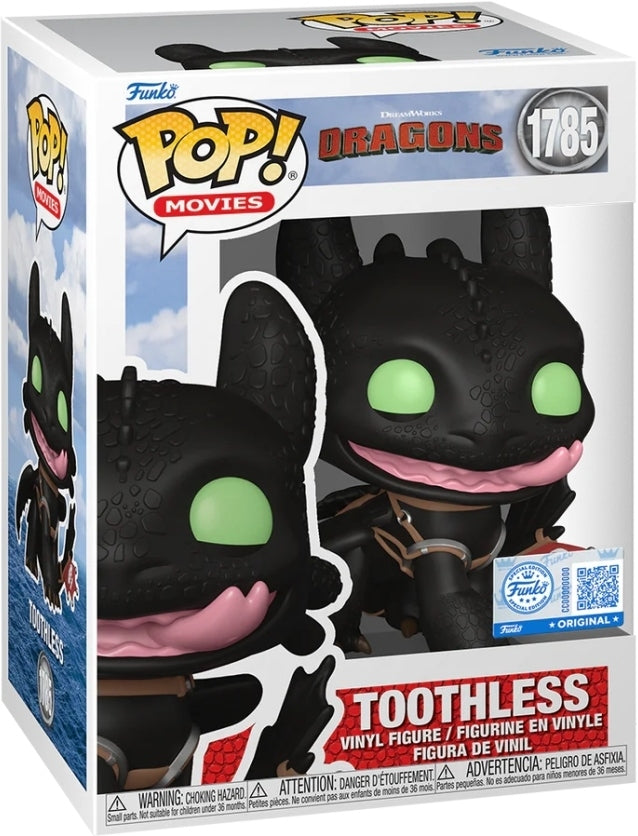 FUNKO POP Dragon Trainer - 1785 Toothless with Tongue (Exclusive) 9 cm Funko
