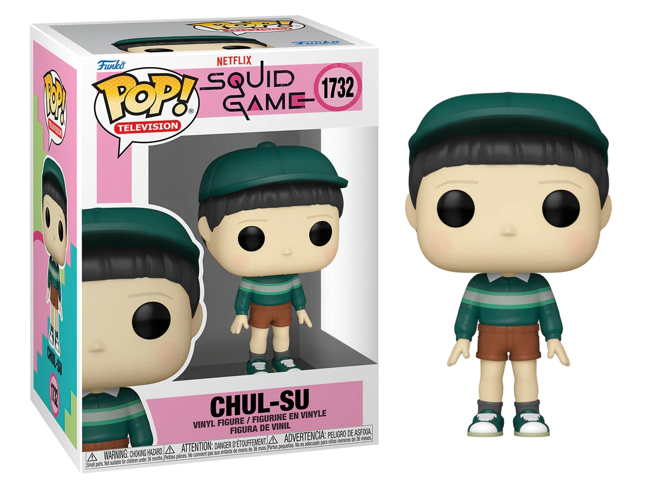 FUNKO POP Television Squid Game N° 1732 - Chul-Su 9cm Funko