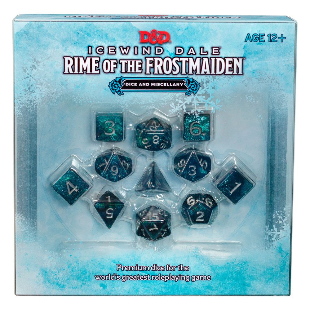 Dungeons & Dragons - RPG Dice Set Icewind Dale: Rime of the Frostmaiden Wizards D&D