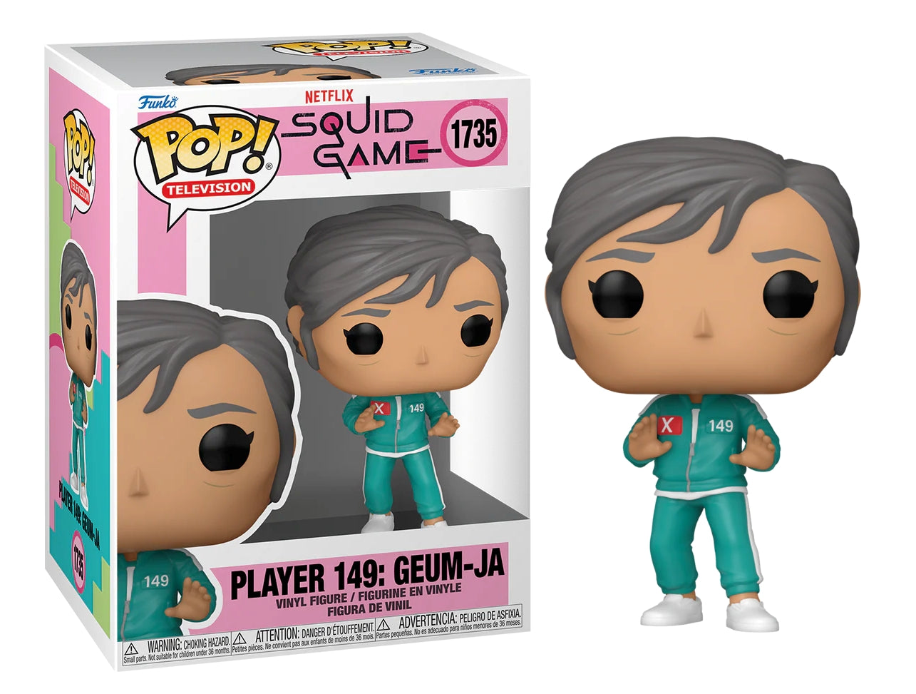 FUNKO POP Television Squid Game N° 1735 - Player 149 Geum-Ja 9cm Funko