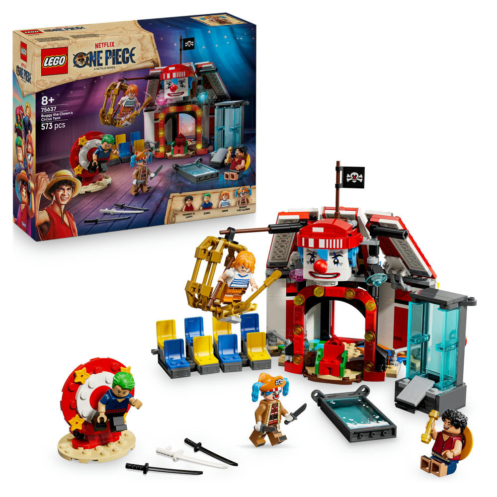 LEGO 75637 ONE PIECE - La tenda del circo di Bagy il Clown - Disponibile in 2/3 giorni lavorativi LEGO