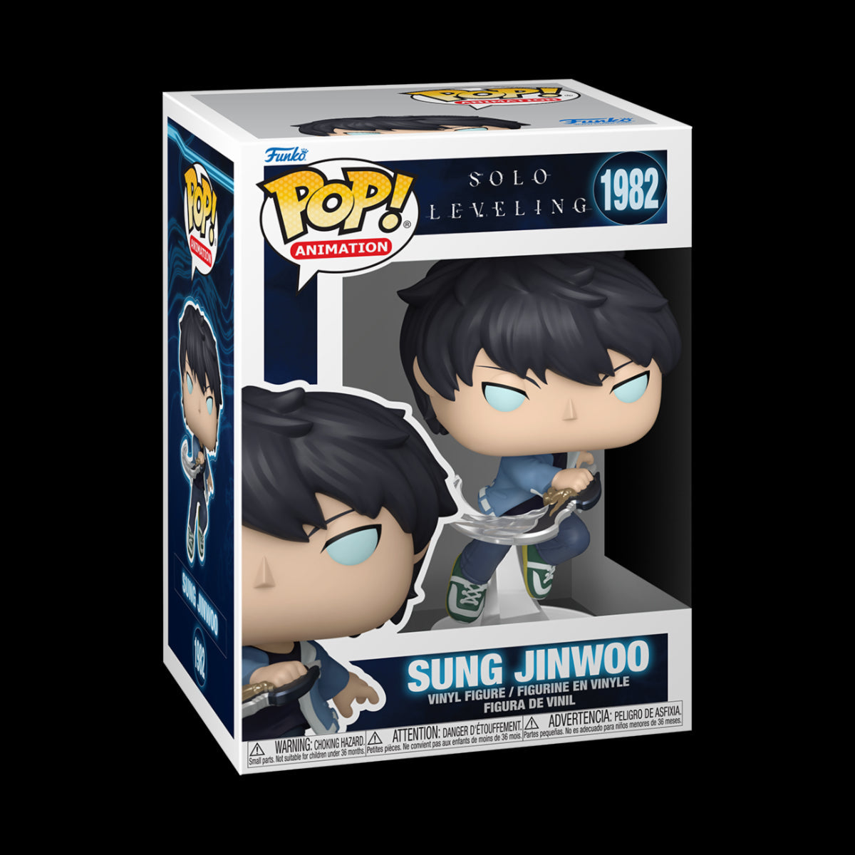 FUNKO POP Animation: Solo Leveling- Sung Jinwoo w/Chase 9 cm Funko