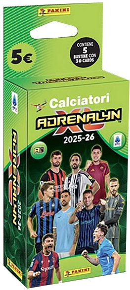 PANINI CALCIATORI ADRENALYN XL 2025-26 ECOBLISTER 5 bustine Panini