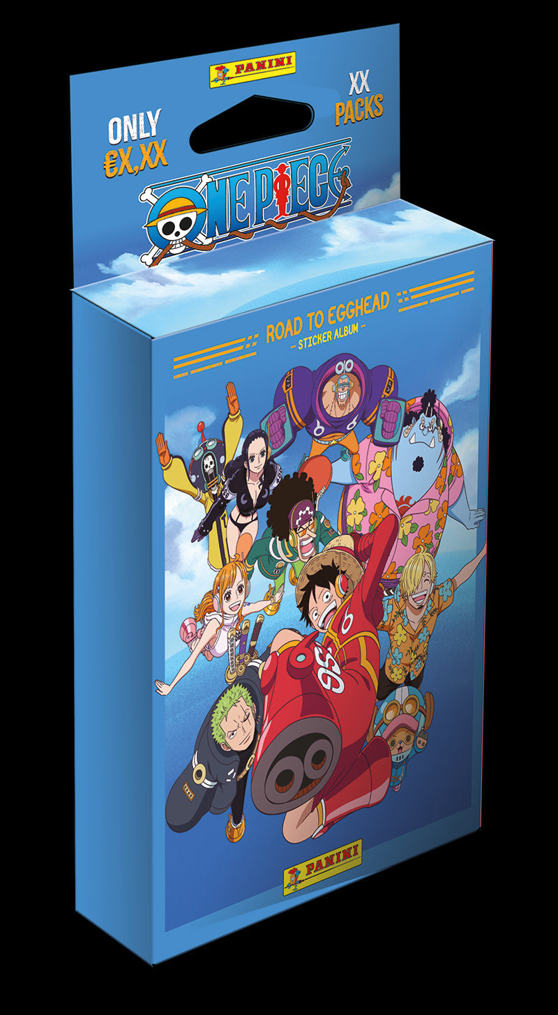 PANINI ONE PIECE ROAD TO 2025 ECOBLISTER 1 limited in rotazione 5 CARD Panini