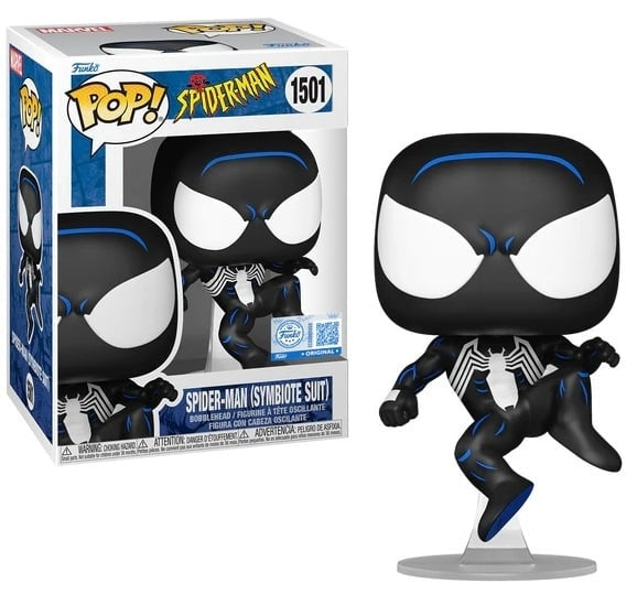 FUNKO POP Marvel: Spider-Man - 1501 Black Suit Spidey (Exclusive) 9 cm Funko