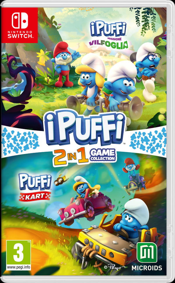 I Puffi 2 in 1 - Missione Vilfoglia + I Puffi Kart Plaion