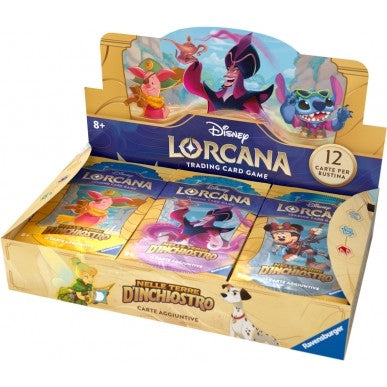 RAVENSBURGER DISNEY: LORCANA - SET 3 NELLE TERRE D'INCHIOSTRO BOOSTER DISPLAY (24 BUSTE) - ITA Ravensburger TCG