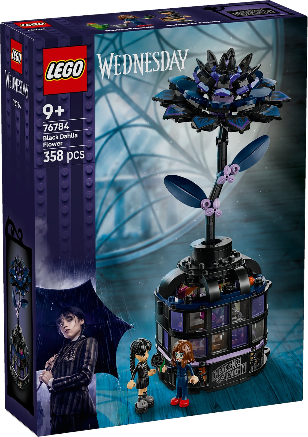 LEGO 76784 WEDNESDAY Fiore di dalia nero LEGO