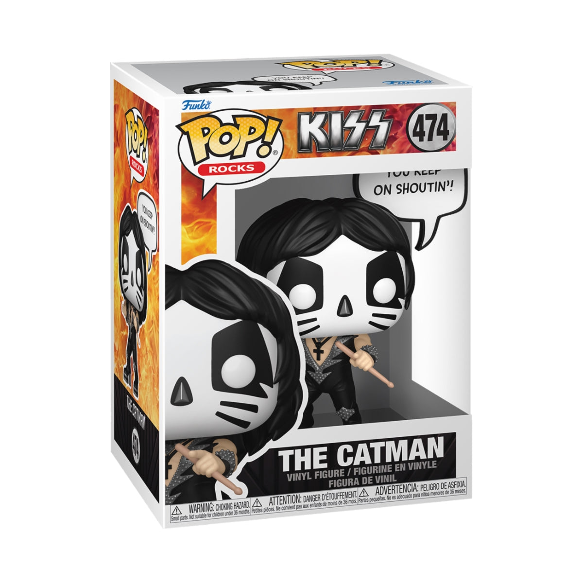 FUNKO POP Rocks Sayings: The Catman(R&R All Night) 9 cm Funko