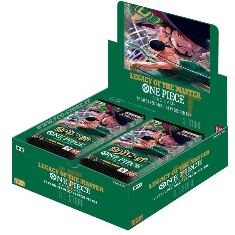 BANDAI ONE PIECE CARD GAME - OP-12 Legacy of the Master Box (display 24 buste) - ENG Bandai TCG