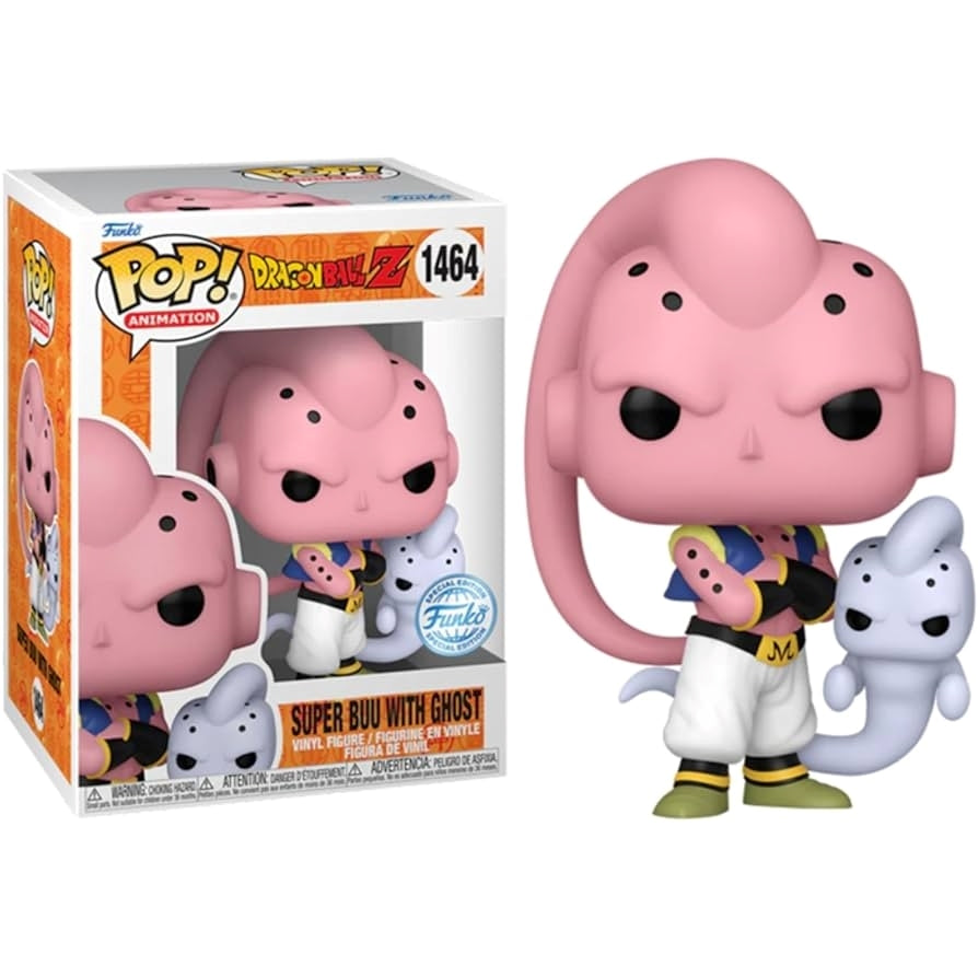 FUNKO POP Animation: Dragon Ball Z - 1464 Super Buu With Chase (Exclusive) 9 cm Funko