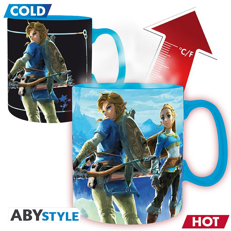 ABYSTYLE THE LEGEND OFZELDA - Tazza termosensibile 460 ml: "Breath the Wild Abystyle