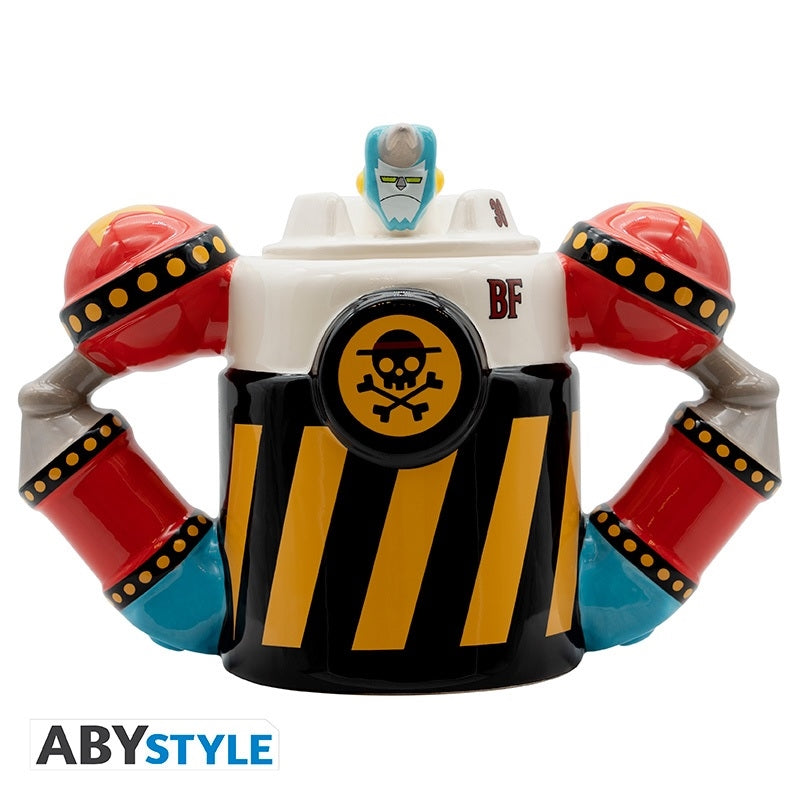 ABYSTYLE ONE PIECE - Tazza 3D: "Iron Pirate Franky shogun - Disponibile in 2/3 giorni lavorativi Abystyle