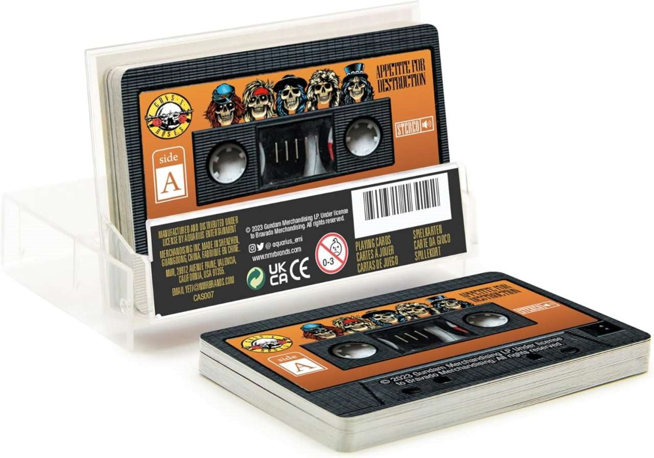 105091 - Guns n' roses cassette playing cards GED