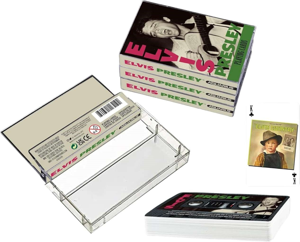 105090 - Carte da gioco con cassetta Elvis Presley GED