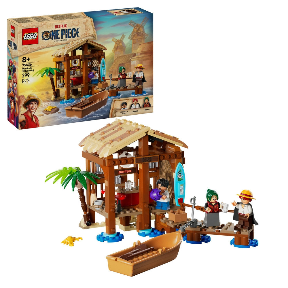 LEGO 75636 ONE PIECE - La capanna del Villaggio Foosha - Disponibile in 2/3 giorni lavorativi LEGO