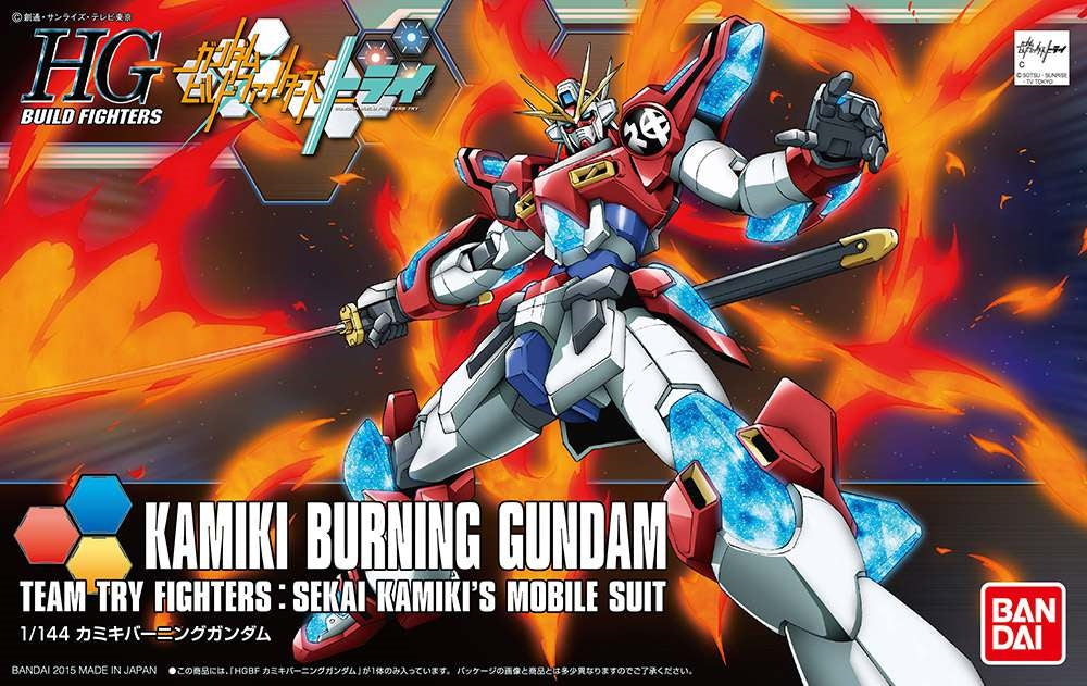 38019 - Hgbf gundam burning kamiki 1/144 GED