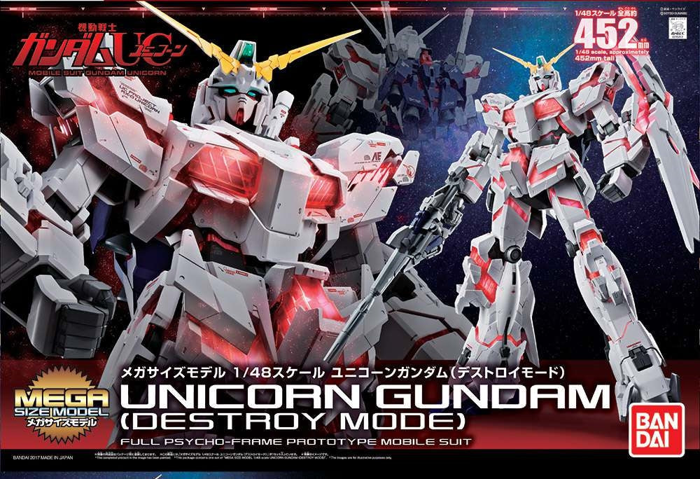 56621 - Megasize gundam unicorn destroy 1/48 GED