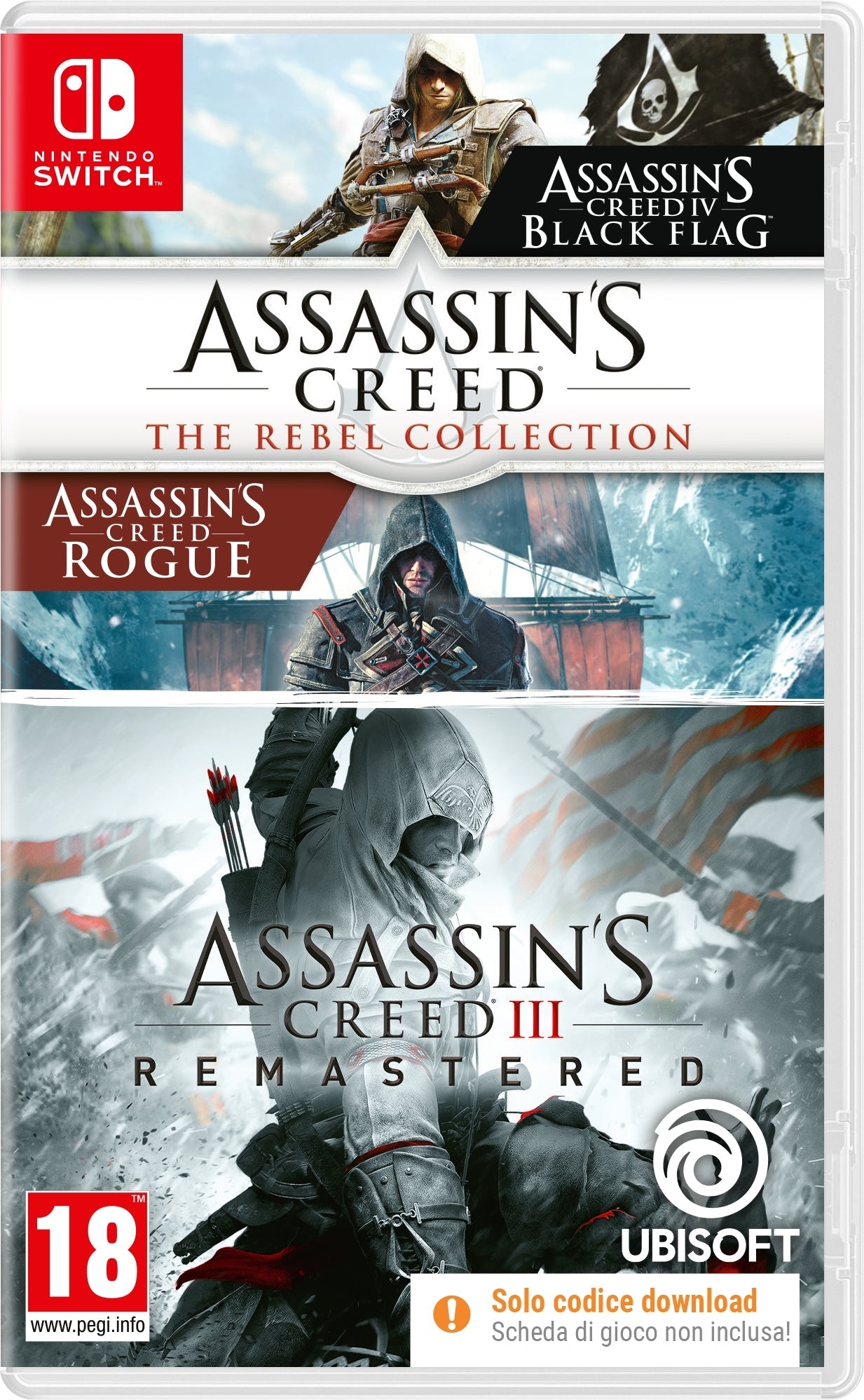 ASSASSINS CREED BUNDLE : (THE REBEL COLLECTION + ASSASSIN'S CREED III) Ubisoft