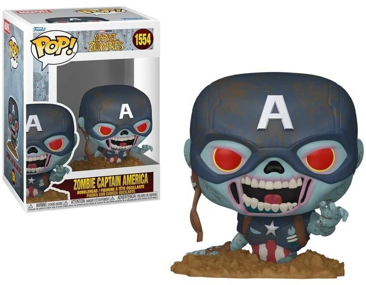 FUNKO POP Marvel: Marvel Zombies S4– Zombie Captain America 9 cm Funko