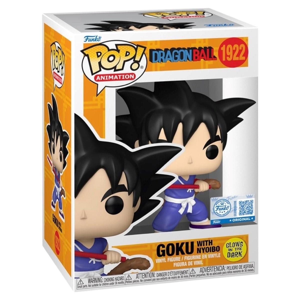 FUNKO POP Animation: Dragon Ball - 1922 Goku (GITD) (Exclusive) 9cm - Disponibile in 2/3 giorni lavorativi Funko