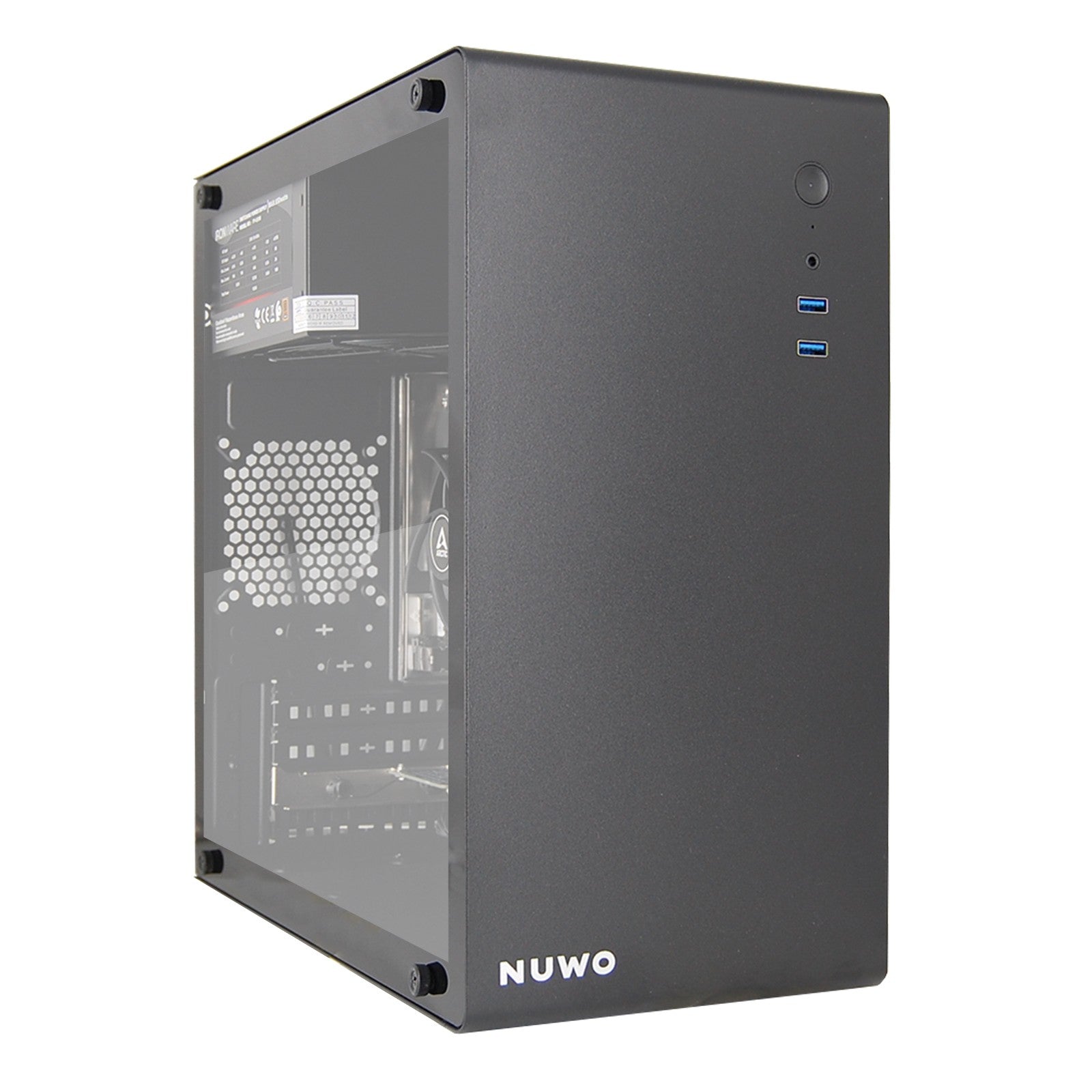 PC Computer Assemblato ELITE CPU AMD Ryzen 5 8600G Ram 32GB SSD 500GB WiFi BT Nero Freedos - Disponibile in 2-4 giorni lavorativi GameSIDE&Tech