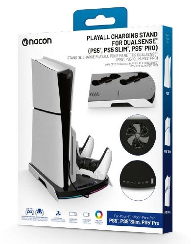 BIG BEN Base ricarica  2 dualsense  PS5 std/slim/pro, RGB Big Ben