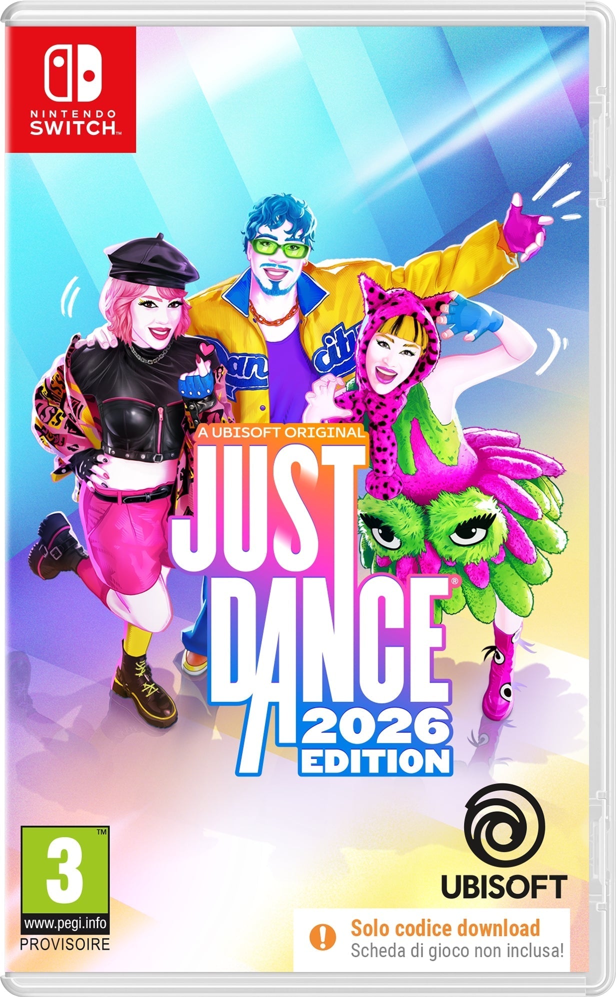 Switch Just Dance 2026 (CIAB) - Codice download del gioco - Disponibilità immediata Ubisoft