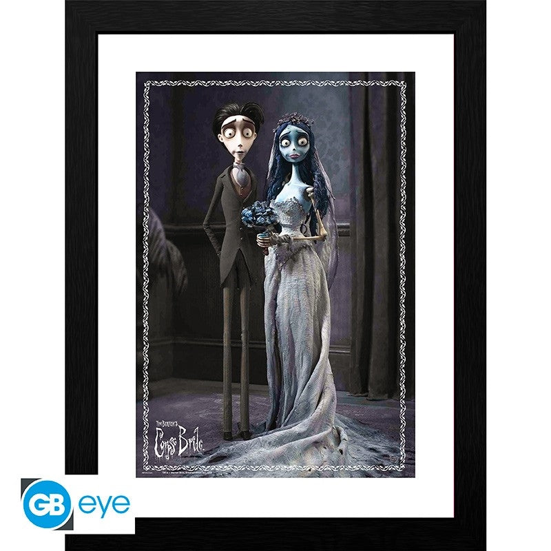 ABYSTYLE CORPSE BRIDE - Poster incorniciato: "Emily & Victor Abystyle