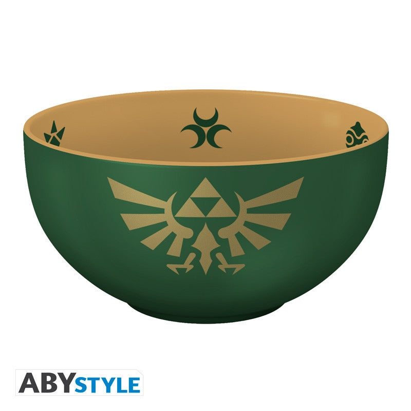 ABYSTYLE THE LEGEND OF ZELDA - Bowl 600 ml: "Hylian Crest - Disponibile in 2/3 giorni lavorativi Abystyle