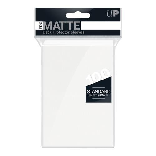 ULTRA PRO - 100 Bustine Small Pro Gloss White Ultra Pro