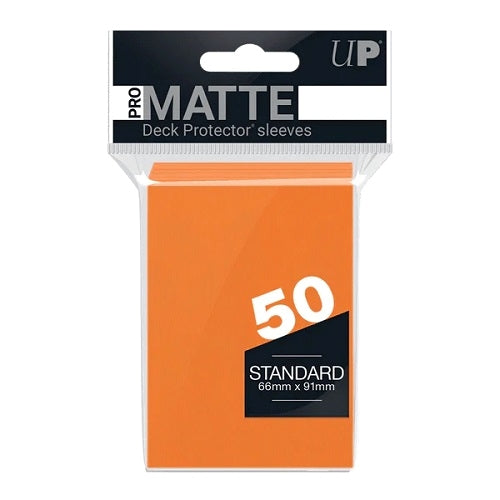 ULTRA PRO - 50 Bustine Standard Pro Matte Orange Ultra Pro