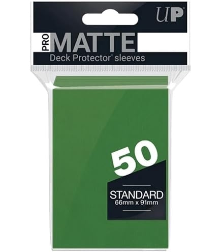 ULTRA PRO - 50 Bustine Standard Pro Matte Green - Disponibile in 2/3 giorni lavorativi Ultra Pro