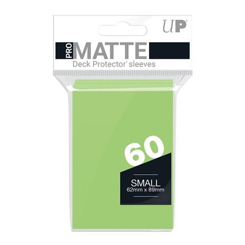 ULTRA PRO - 60 Bustine Small Pro Matte Lime Green - Disponibile in 2/3 giorni lavorativi Ultra Pro
