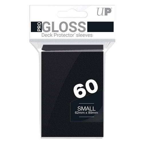 ULTRA PRO - 60 Bustine Small Pro Gloss Black - Disponibile in 2/3 giorni lavorativi Ultra Pro