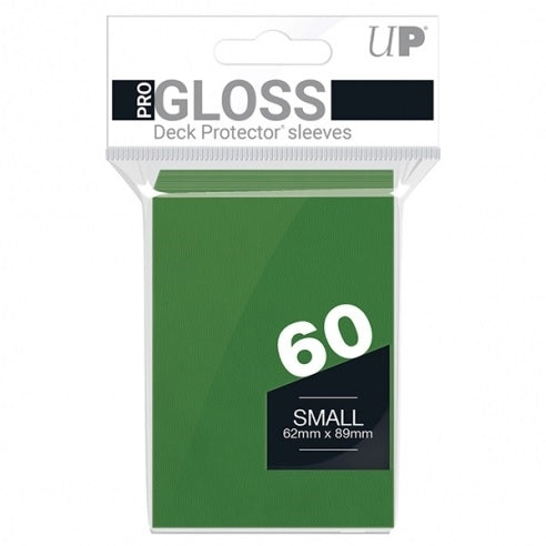 ULTRA PRO - 60 Bustine Small Pro Gloss Green - Disponibile in 2/3 giorni lavorativi Ultra Pro