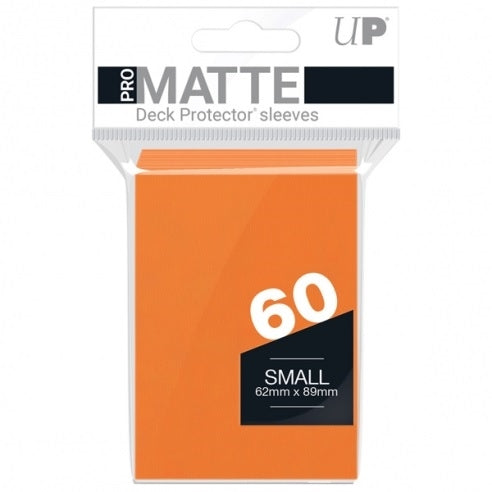 ULTRA PRO - 60 Bustine Small Pro Matte Orange - Disponibile in 2/3 giorni lavorativi Ultra Pro