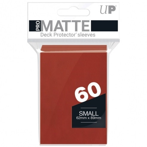 ULTRA PRO - 60 Bustine Small Pro Matte Red - Disponibile in 2/3 giorni lavorativi Ultra Pro