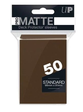 ULTRA PRO - 50 Bustine Standard Pro Matte Brown - Disponibile in 2/3 giorni lavorativi Ultra Pro