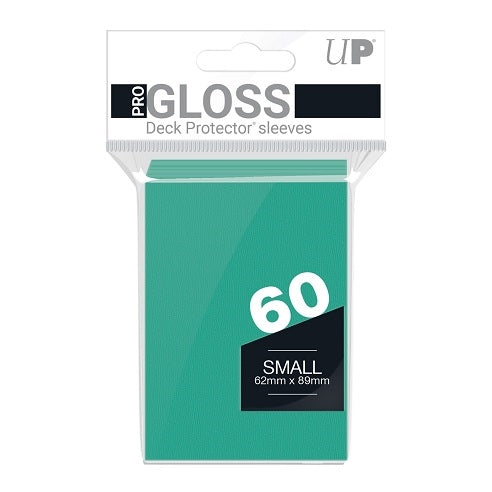 ULTRA PRO - 60 Bustine Small Pro Gloss Aqua - Disponibile in 2/3 giorni lavorativi Ultra Pro