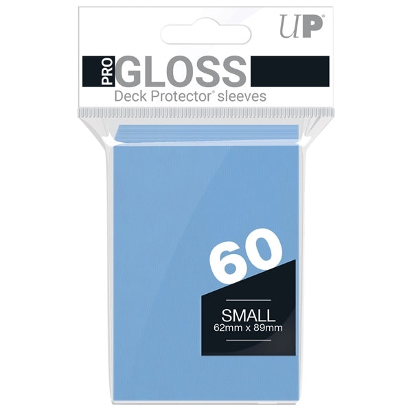 ULTRA PRO - 60 Bustine Small Pro Gloss Light Blue - Disponibile in 2/3 giorni lavorativi Ultra Pro